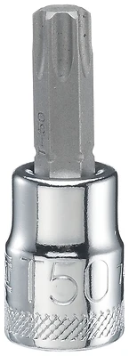 DeWalt DWMT74619OSP T50 Torx Bit Socket, 3/8 In Drive, Polished Chrome Vanadium