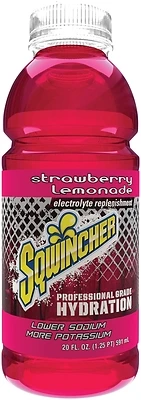 X462-mb600 Ready-to-drink Sports Drink, Lemonade Strawberry Flavor, 20 Oz Bottle, 24 Pk