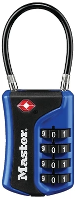 1.375-in Tsa Accepted Combination Padlock With Flexible Shackle