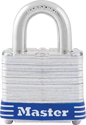 Master Lock 3KA 0464 Steel Padlock, Keyed Alike, 1-9/16 In. Wide