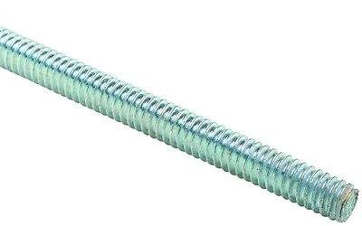 0.25-in X 120-in Galvanized Standard Threaded Rod For Electrical Support