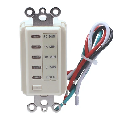 Electric 30 Minute In-wall Countdown Timer, Model Tmdcd30, White Finish
