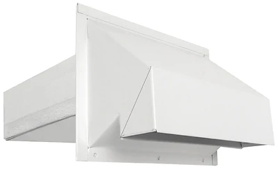 Vt0515 Heavy-duty Exhaust Hood, Galvanized Steel, White For 3-1/4 X 10 In Ducts
