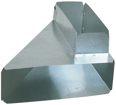 Reverse Left Elbow 10 In Length X 3-1/4 In Width, Steel Construction