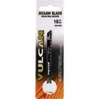 High Speed Jig Saw Blade, 3 In L, 10 Tpi, Universal Shank, High Carbon Steel