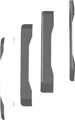 Geartrack End Cap 4-pack, Model Gaacge4ppm, Snap-on Plastic, 1-1/4 In W X 6-1/4 In H X 3/4 In D