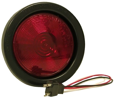 Peterson V426KR Round Stop/Tail/Turn Light Kit, 12V, Red