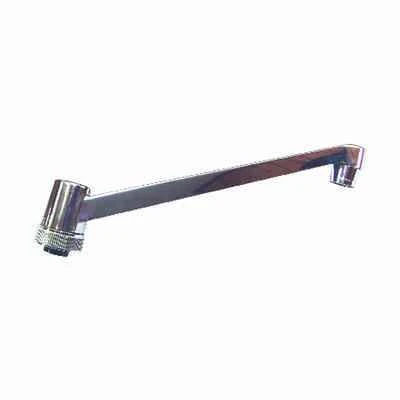 US Hardware P-034C Decorative Kitchen Faucet Spout, 8 in L Spout, Plastic, Chrome-Plated