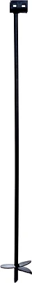 6 In. X 48 In. Black Iron Double Head Earth Anchor For Manufactured Homes