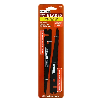 Allway HBA Steel Handy Saw Blade, 24 TPI, 2 Pack