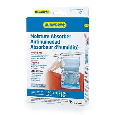 Hanging Moisture Absorber 15.9 Oz - Ideal For Closets, Rvs, And Garages