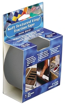 Incom RE3954 Gator Grip Anti-Slip Safety Tape, Gray, 2 In. X 15 Ft.