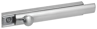 Defender Security U 10306 Slide Bolt, 4 In., Satin Nickel Brass