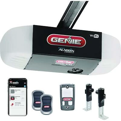 3/4 Hpc Smartphone-controlled Garage Door Opener With Wi-fi And Safety Features