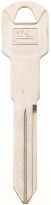 Hy-Ko 11010B86 Automotive Key Blank, Brass/Nickel, Double Sided, GM Vehicles