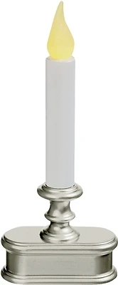 Economy Pewter Led Battery Operated Candle 3.5 In. W X 8.5 In. H X 2 In. D