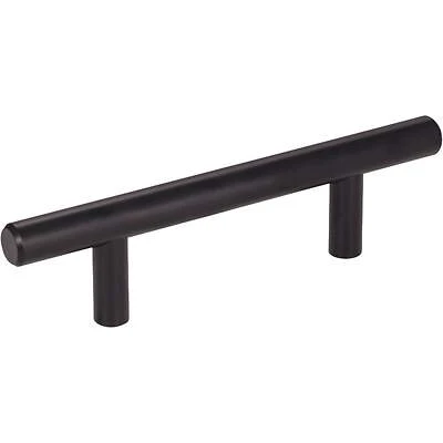 KasaWare K2943MB-2 Cabinet Pull, Matte Black, 136 mm L Handle, 1-3/8 in Projection, Steel, 2/PK