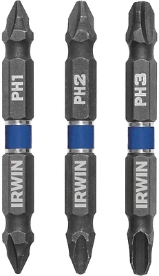 1882352 Double-ended Impact Bit Set, 3 Piece, 2-3/8 Inch Steel