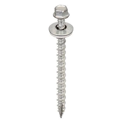 #9 X 2-1/2 In. Galvanized Metal To Wood Screws (250 Pk) Hex Head