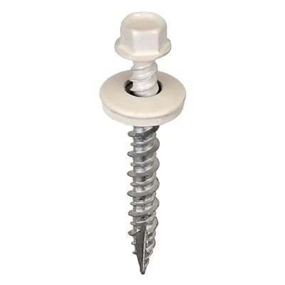 #9 X 1-1/2 In. Washered Metal To Wood Screws (250 Pk) Hex Head