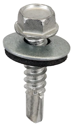 #12 X 1.5 In. Washered Self-drilling Framing Screws (250 Ct.) - Galvanized Steel