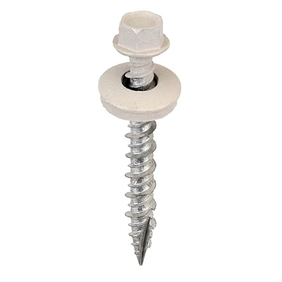 #9 X 1-1/2 In. Light Gray Washered Metal To Wood Screws (250 Pk)