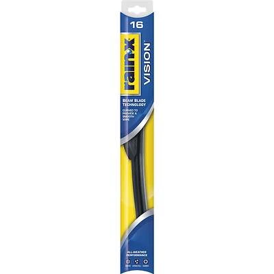 Vision 16 Inch Windshield Wiper Blade With Beam Design And J-hook Adapter