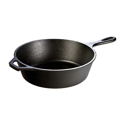 Lodge L8DSK3 Cast Iron Deep Skillet, 10.25 In., 3.2 Qt.