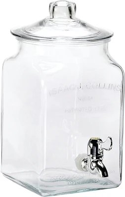 Anchor 93474 Beverage Dispenser, Clear Glass, 1.5 Gallon