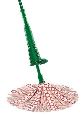 Heavy-Duty Wonder Mop, Power Wringer, Microfiber Strips