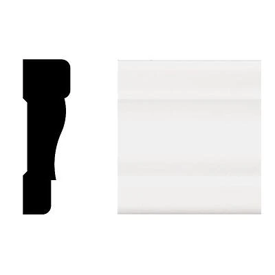 Westlake Royal 11/16 In. W X 2-1/4 In. H X 8 Ft. L White Pvc Casing Molding