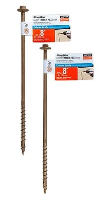 Strong-drive Sdwh Timber-hex 0.195 In. X 8 In. 5/16 In. Hex Screw