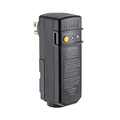 15a 120v Ac Self-test Right Angle Gfci Plug With Automatic Reset
