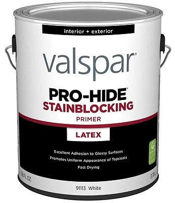 Pro-hide Stainblocking Primer, White, 1 Gallon - Excellent Adhesion & Coverage