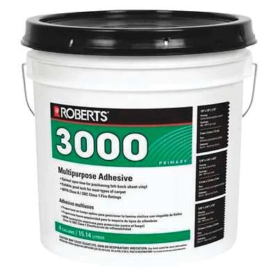 Multi-purpose Floor Adhesive, 4 Gallon Pail For Carpet And Vinyl