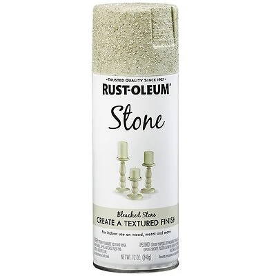 American Accents Textured Spray Paint, Bleached Stone, 12-oz.