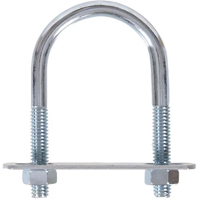 320838 Zinc Plated U-Bolt, 0.25 x 4 x 0.75 in. - Pack of 5