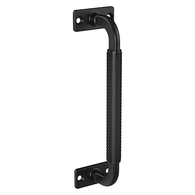 Industrial Gate Pull Handle, Weatherguard Coated, Black, 9 In.