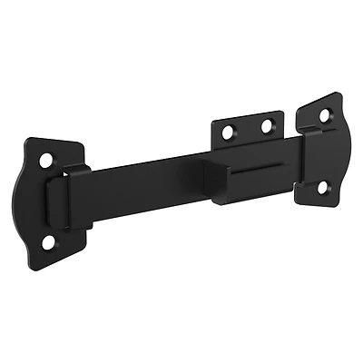 Rustic Gate Latch, Weatherguard Coated, Black