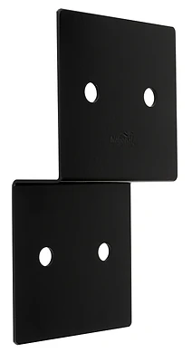 Indio Collection Decorative Joist Tie, Black, 2 x 5 x 9-1/2 In.