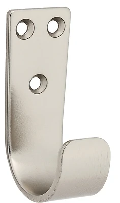 Cooper Wall Hook, Satin Nickel