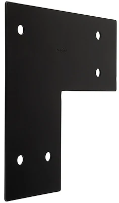Indio Collection Decorative L Strap, Black, 5 x 11-1/4 x 11 1/4 In.