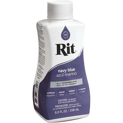 Liquid Fabric Dye, Navy Blue, 8 oz.