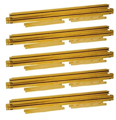 Super Beehive Frame With Top & Bottom,  Medium or Honey, Wooden, 5-Pk.