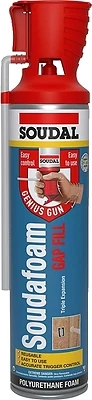 SoudaFoam Gap Fill Foam, High Expansion, 20 oz. Genius Gun
