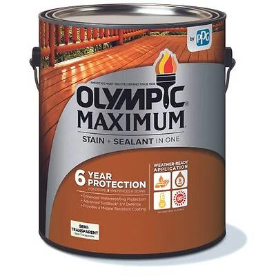 79553a 1 Gallon Semi-transparent Exterior Stain In Clove Brown