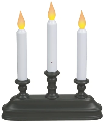 9 In. W X 10.25 In. H Aged Bronze Color Changing Led Candelabra