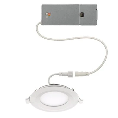 Edge-lit Downlight 650 Lumens 4 Inch Dimmable Recessed Can 120v