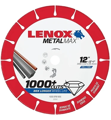 Metalmax Diamond Cutoff Wheel 12 Inch X 1 Inch For Power Tools