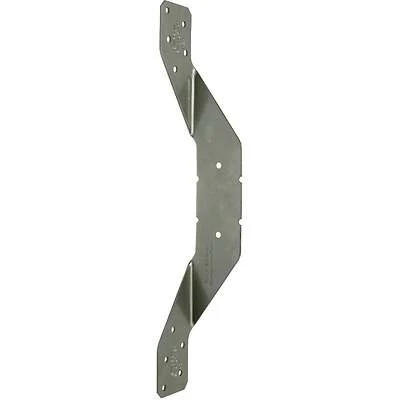 H2az Z-max Hurricane Tie, 18 Gauge Galvanized Steel